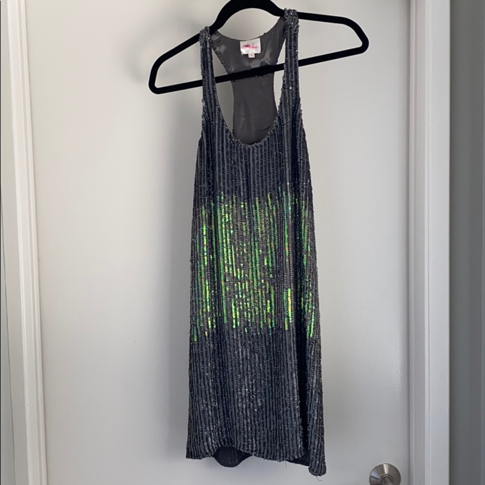 Parker sequin dress size large